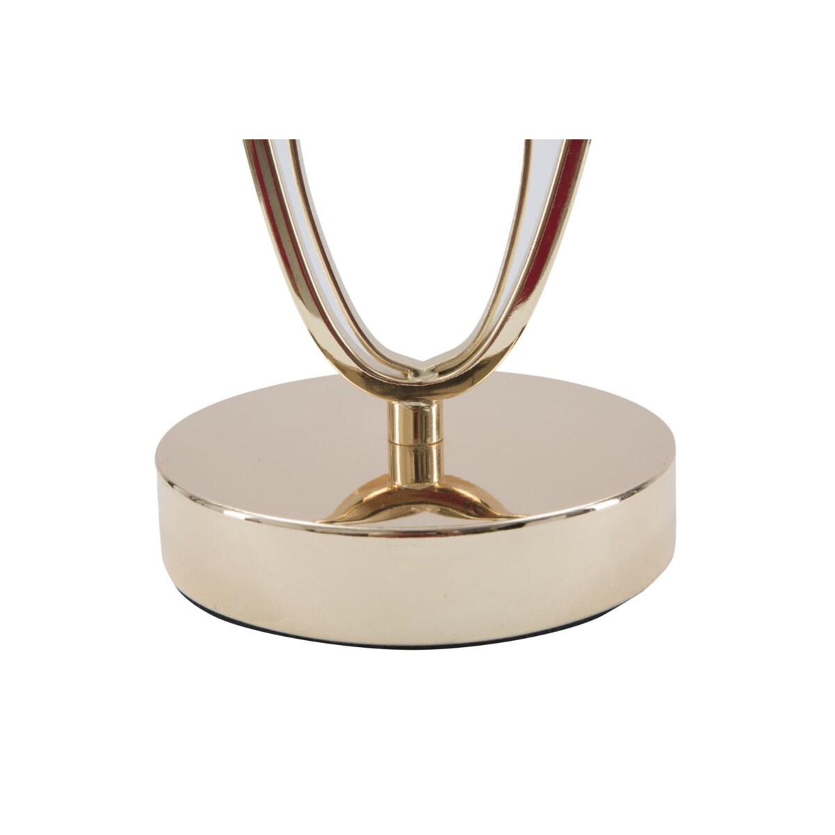 Lampa stołowa GLAM FLUSH, metalowa, złota, Ø 24x47 cm