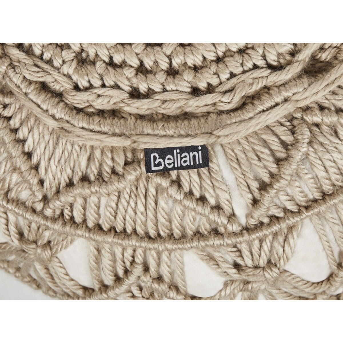 Puf AADHI Beżowy 50 cm 50 cm