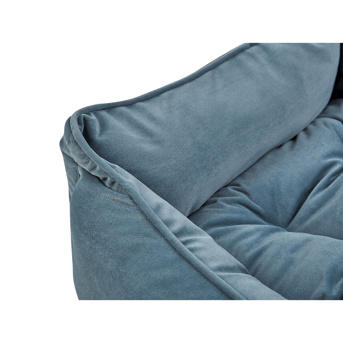 Legowisko IZMIR Welur Niebieski