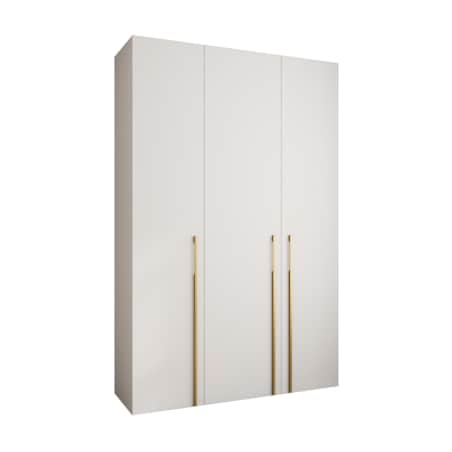 Szafa trzydrzwiowa Como 3 160 gł.40 biały+złoty
