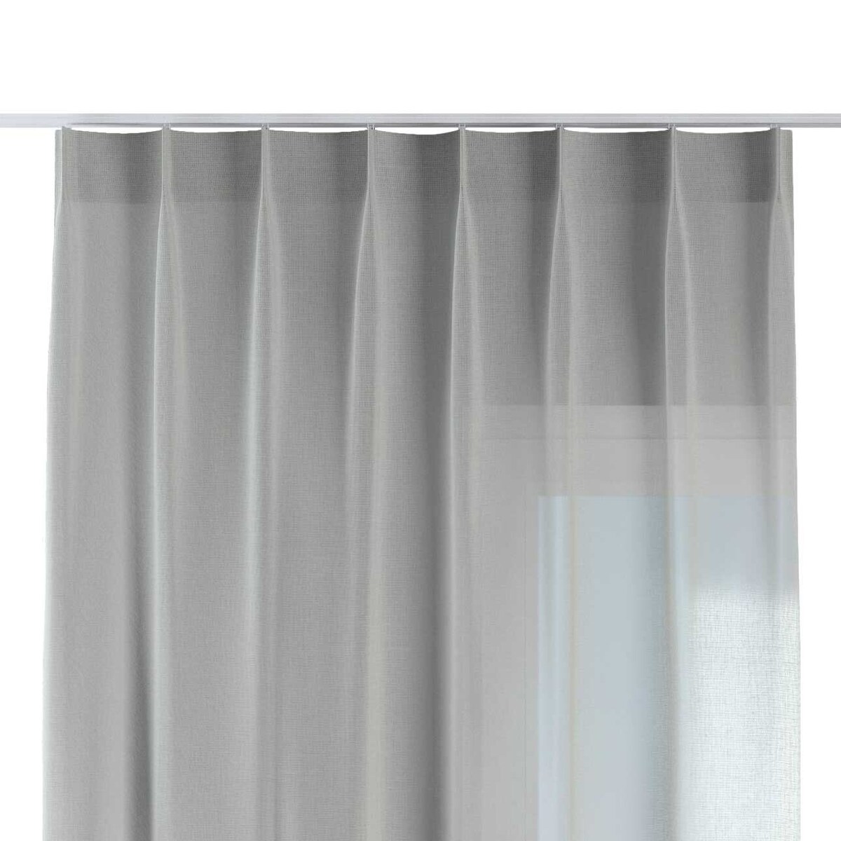 Zasłona na haczykach flex pojedynczych 130x245 prześwitujący, naturalny