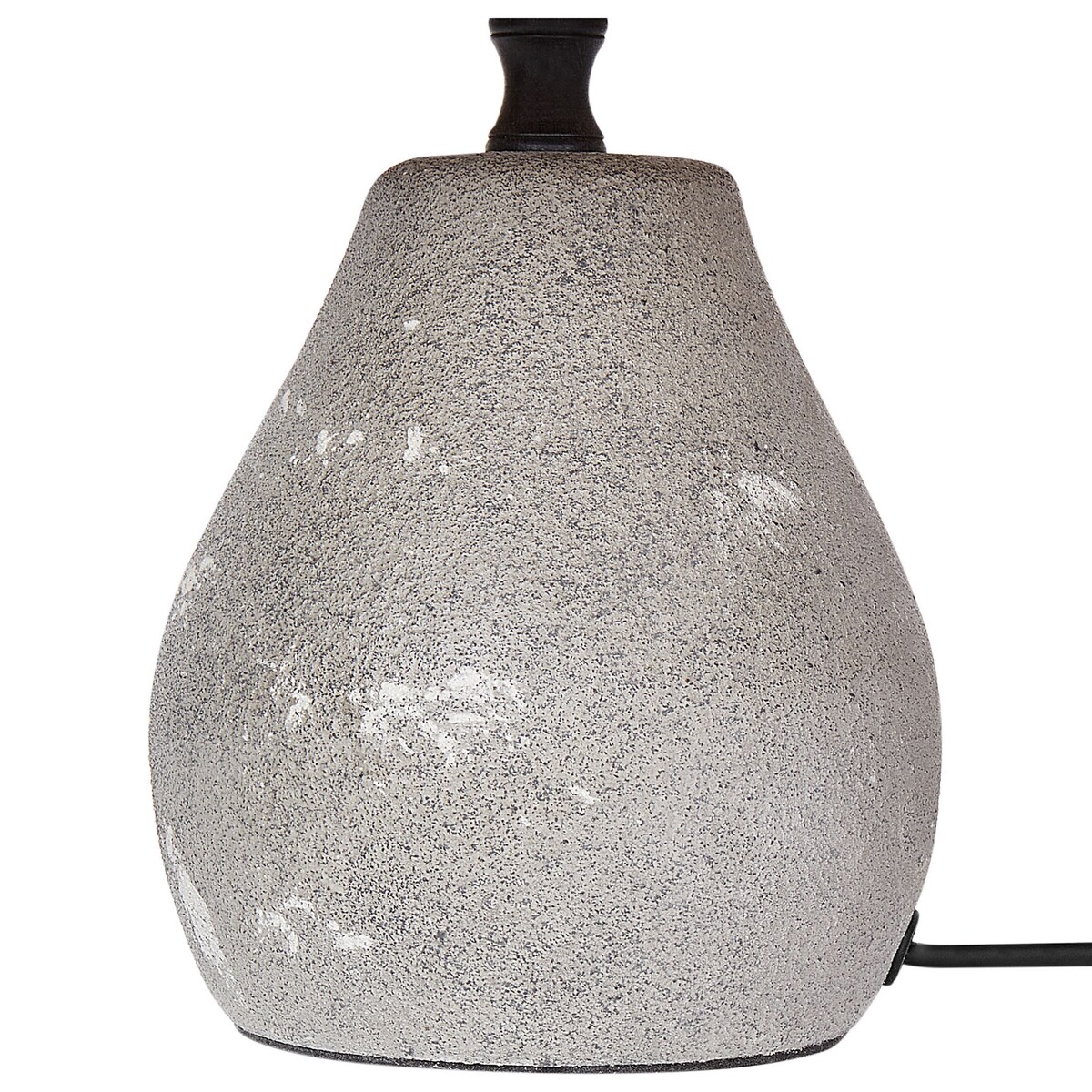 Zestaw 2 lamp stołowych ARWADITO Ceramika Szary