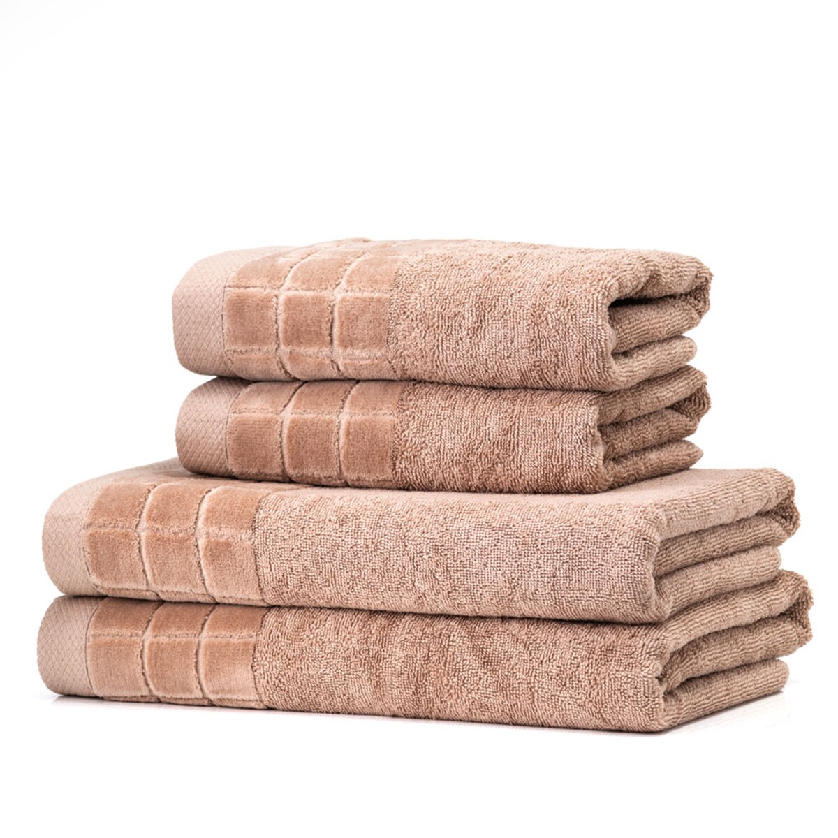 Luksusowy ręcznik CARAMEL CREAM 70x140 cm z bawełny czesanej premium