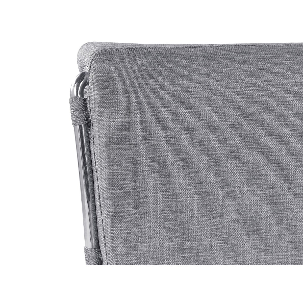 Łóżko wodne tapicerowane 160 x 200 cm szare PARIS