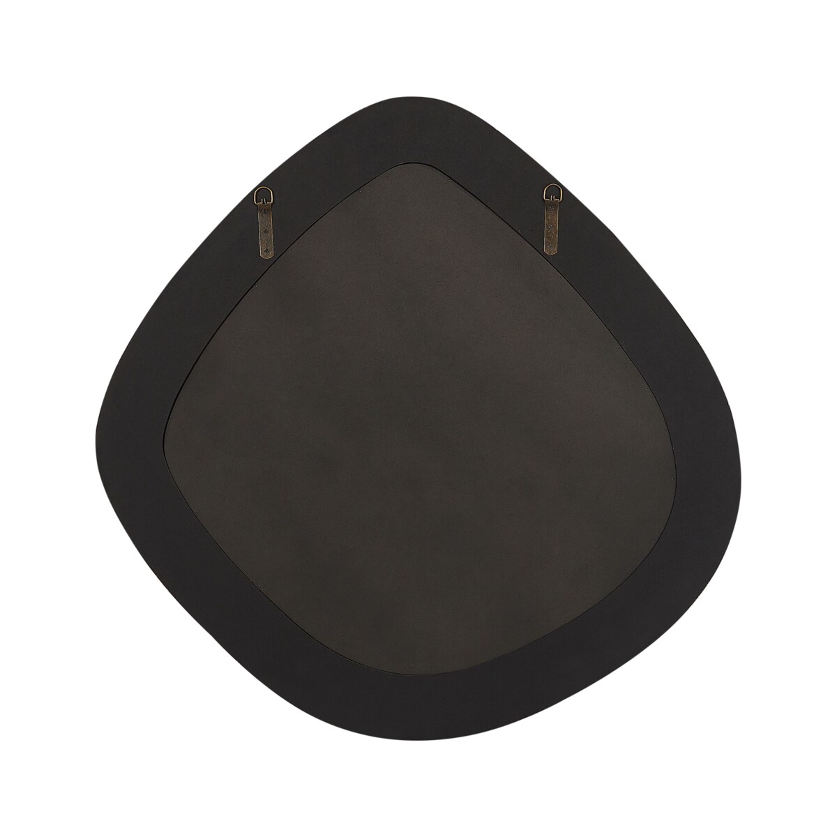 Lustro ścienne boucle 79 x 80 cm jasnobrązowe EPIRY