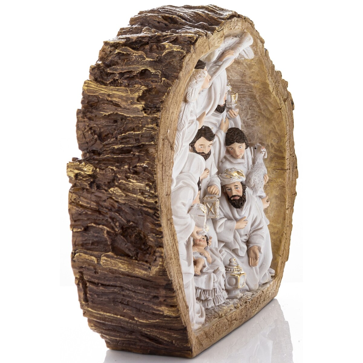 Dekoracja świąteczna 24,5x32x7 cm TRE RE i anioł