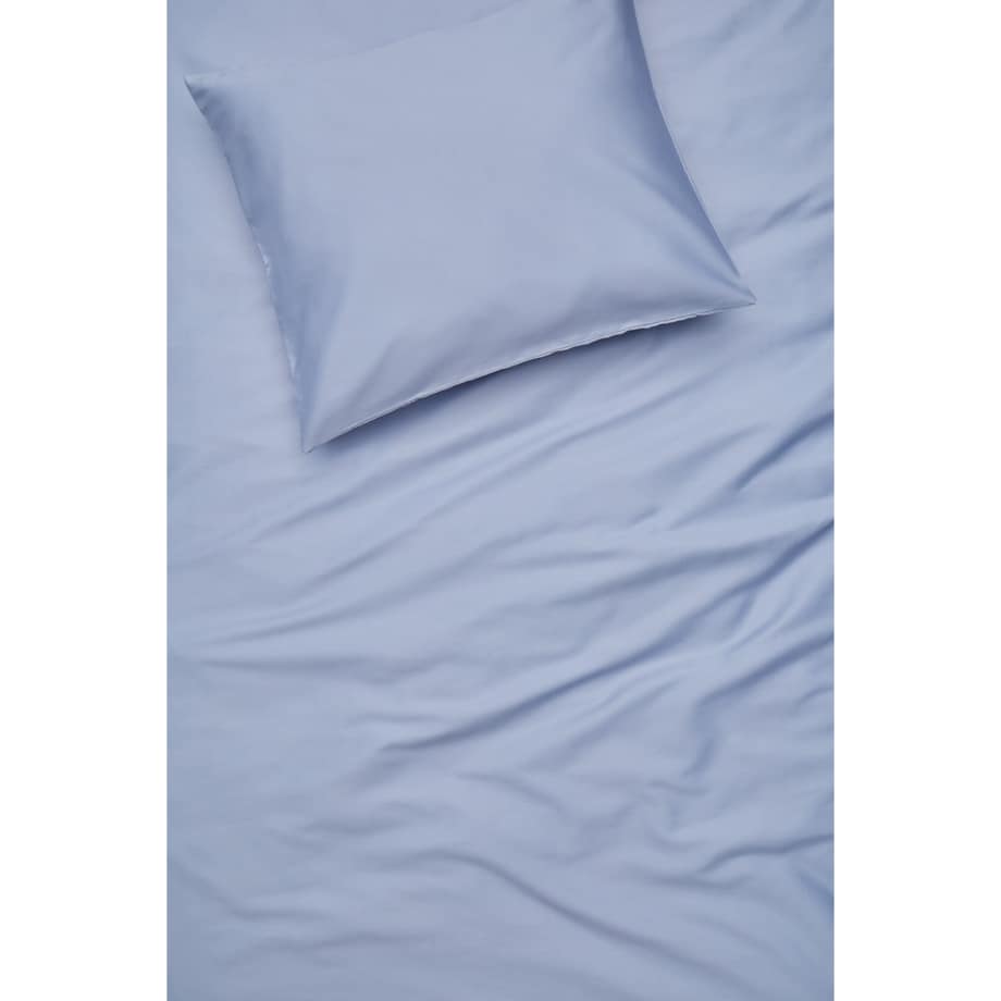 Pościel satynowa ice blue 140/200 + 50/60 cm