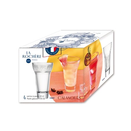 Szklanki 4 szt. 200 ml Calanques