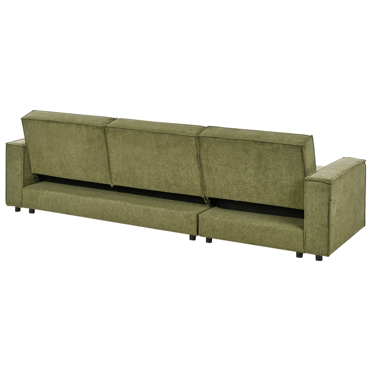 Narożnik prawostronny rozkładany zielony ROMEDAL II