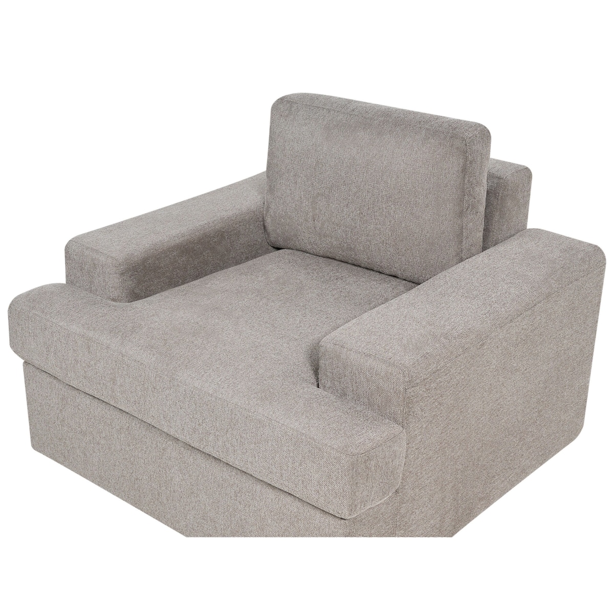 Komplet wypoczynkowy 5-osobowy brązowoszary ALLA