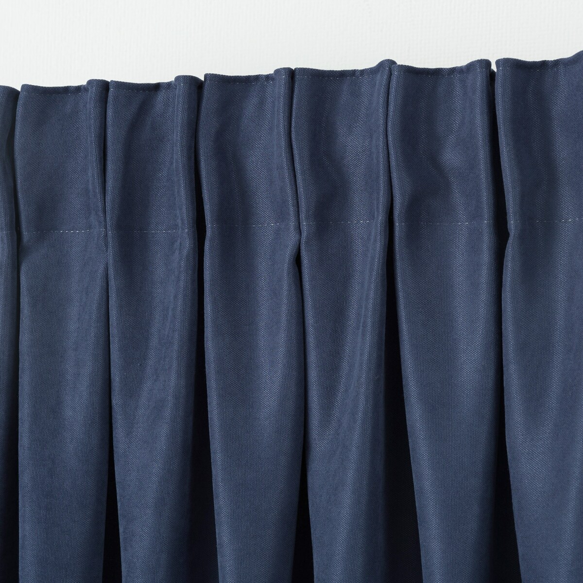 Zasłona na taśmie marszczącej granatowa aksamitna 140 x 280 cm 1 szt. 140x280 granatowy