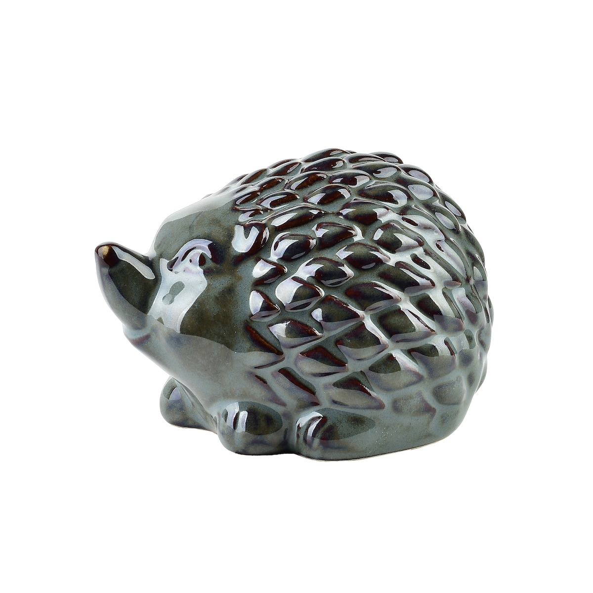 MAVE BLUE Figura jeż ceramiczny 10x8x7cm