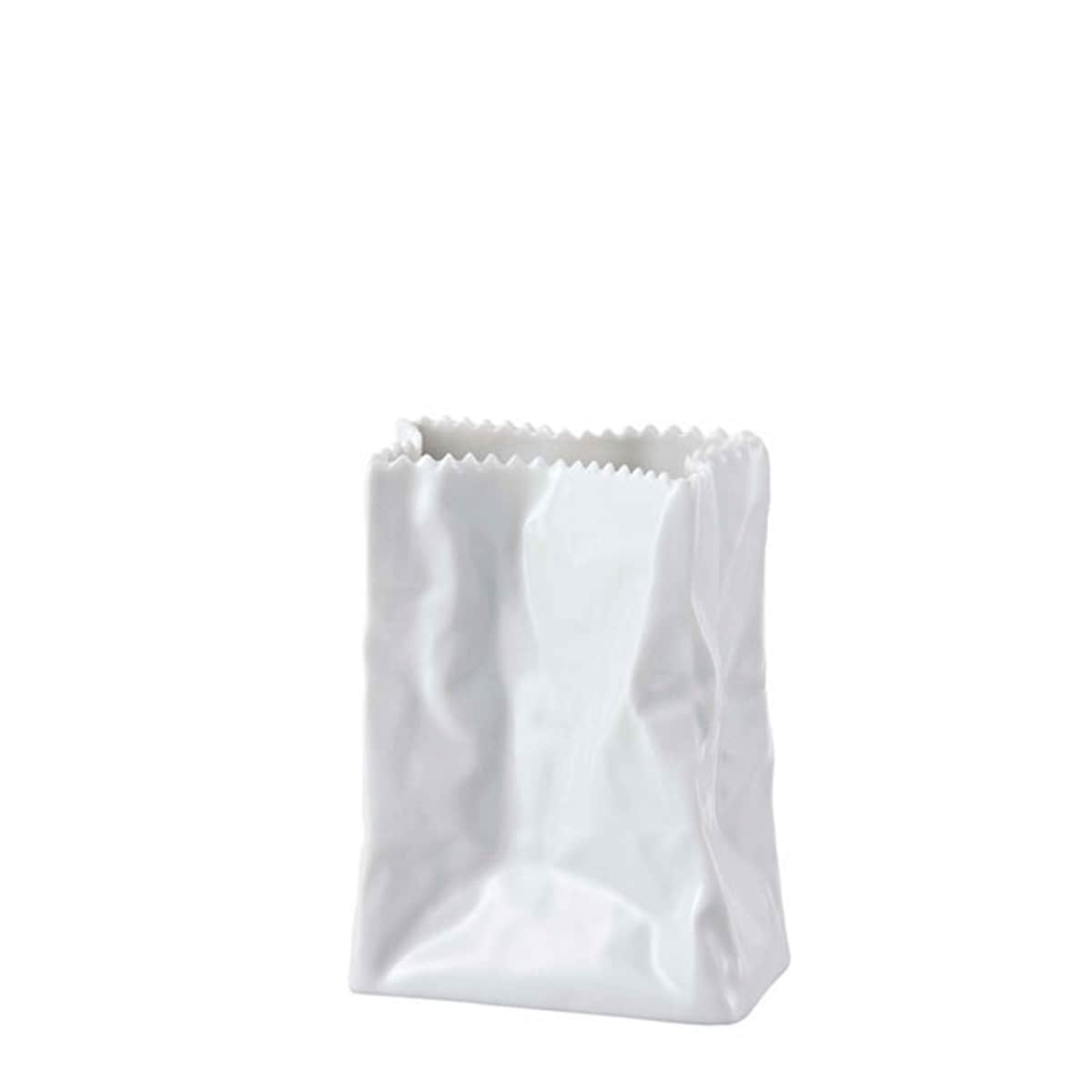 Wazon mini 10 cm Paper Bag biały glazurowany Rosenthal