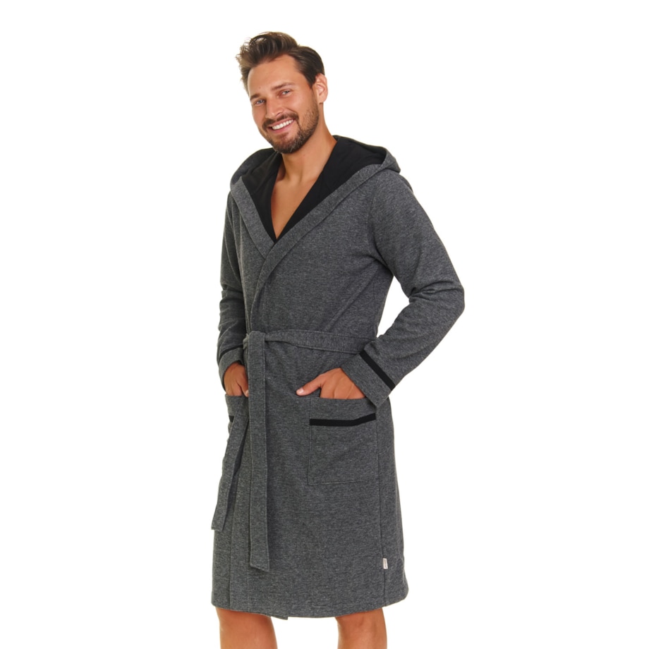 Szlafrok kolor szary SMS.7141.TWILL - XL