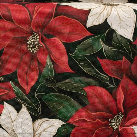 Obrus Duże Gwiazdy Betlejemskie - 120x120 cm - wielokolorowy