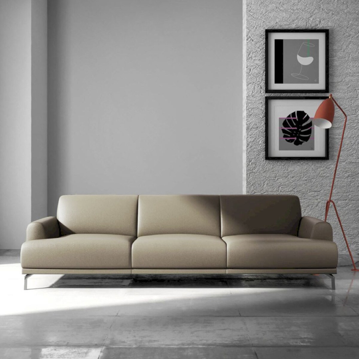 Sofa 3-osobowa Puzo szara