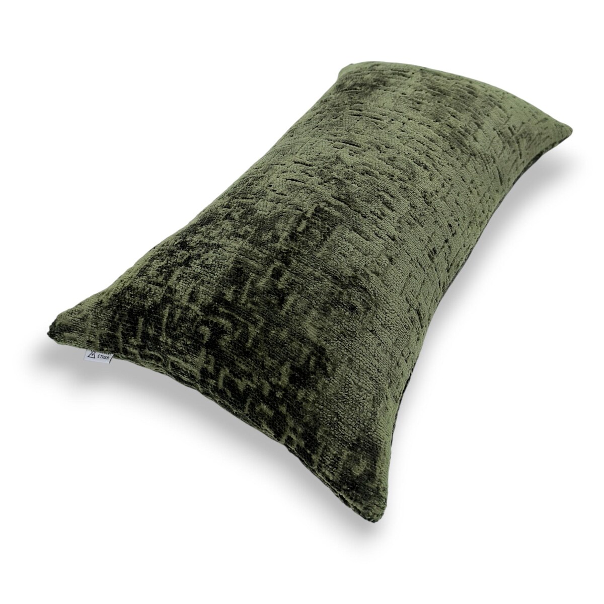 Ciemnozielona poduszka dekoracyjna 50x30 Bess - ciemna oliwka