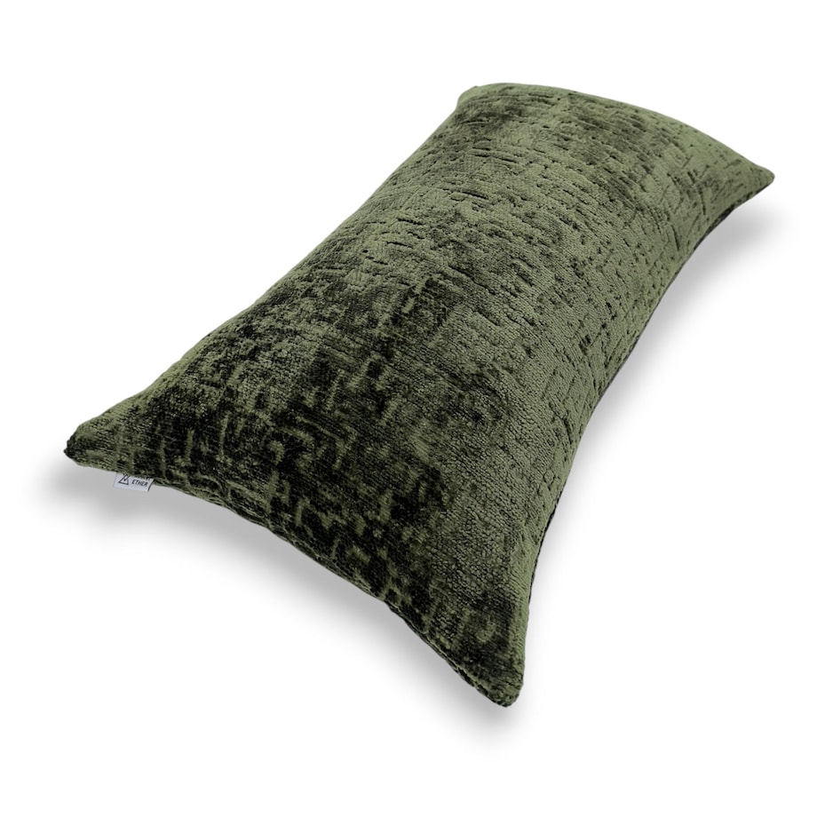 Ciemnozielona poduszka dekoracyjna 50x30 Bess - ciemna oliwka