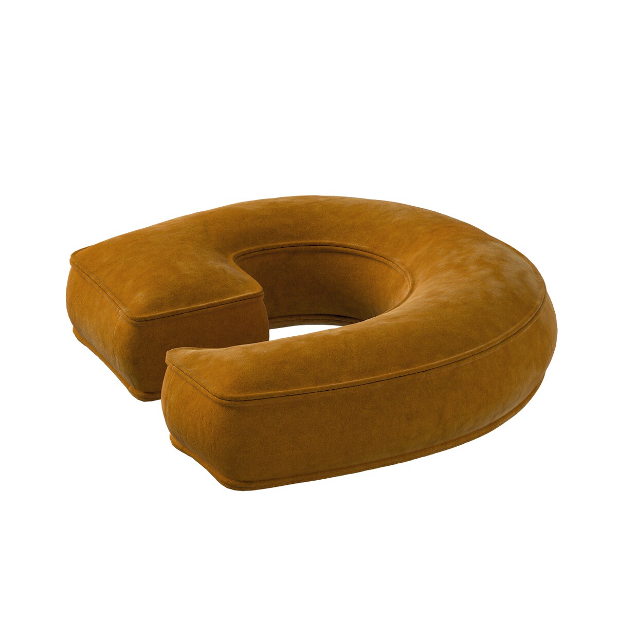 Poduszka literka G, miodowy, 35x40cm, Posh Velvet