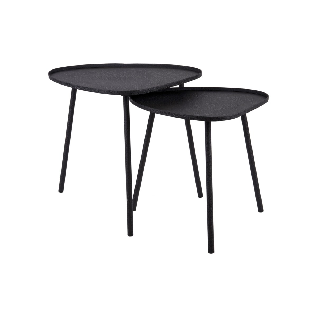 Stolik kawowy metalowy BOAZ, wys. 43 cm