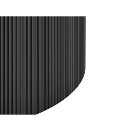 Stół do jadalni okrągły 120 cm czarny SHEHO