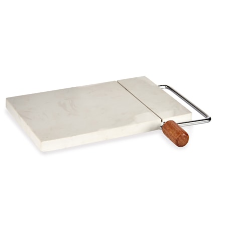 Deska do krojenia sera z gilotyną 24x21 cm TAGLIERE biała