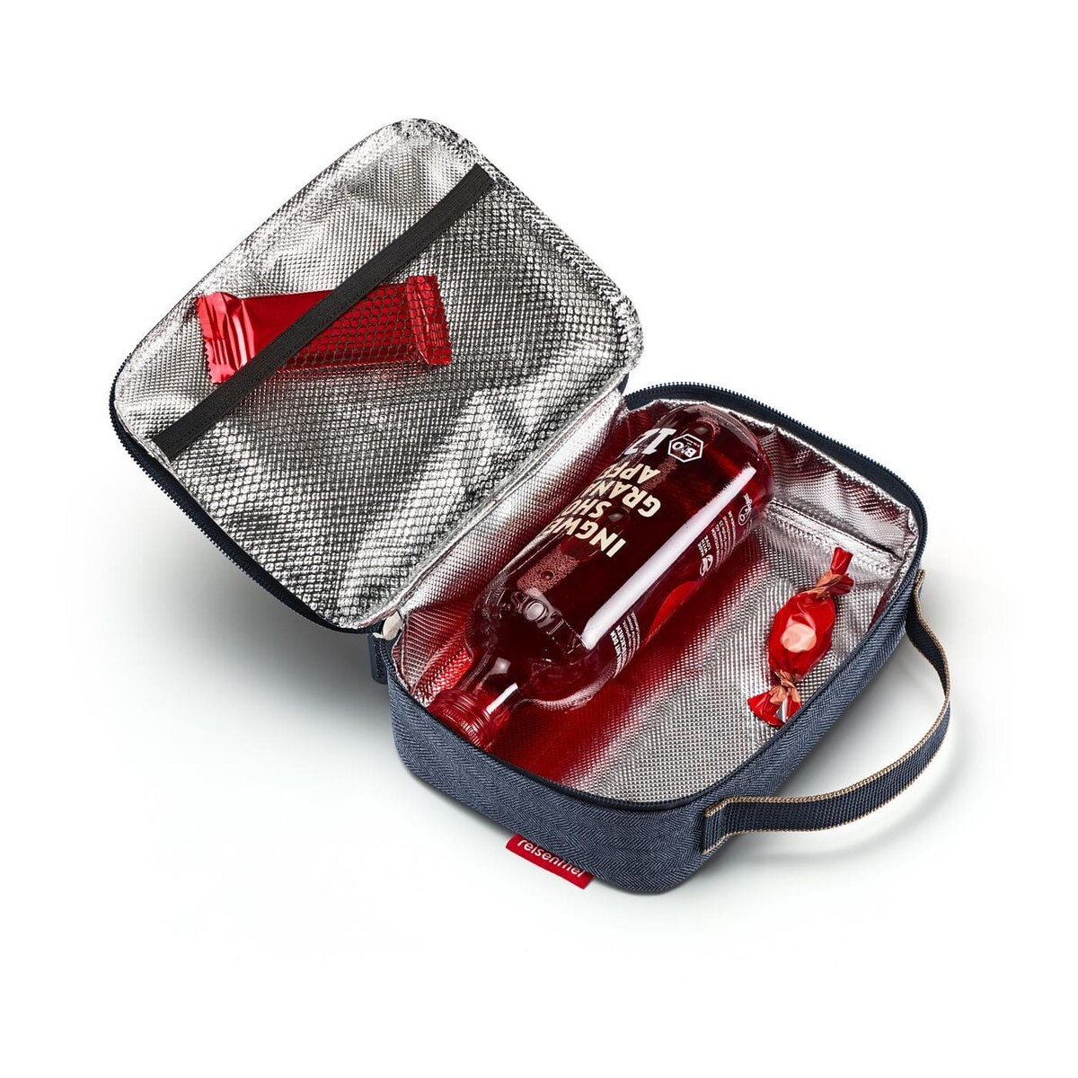 Torba THERMOCASE, herringbone dark blue