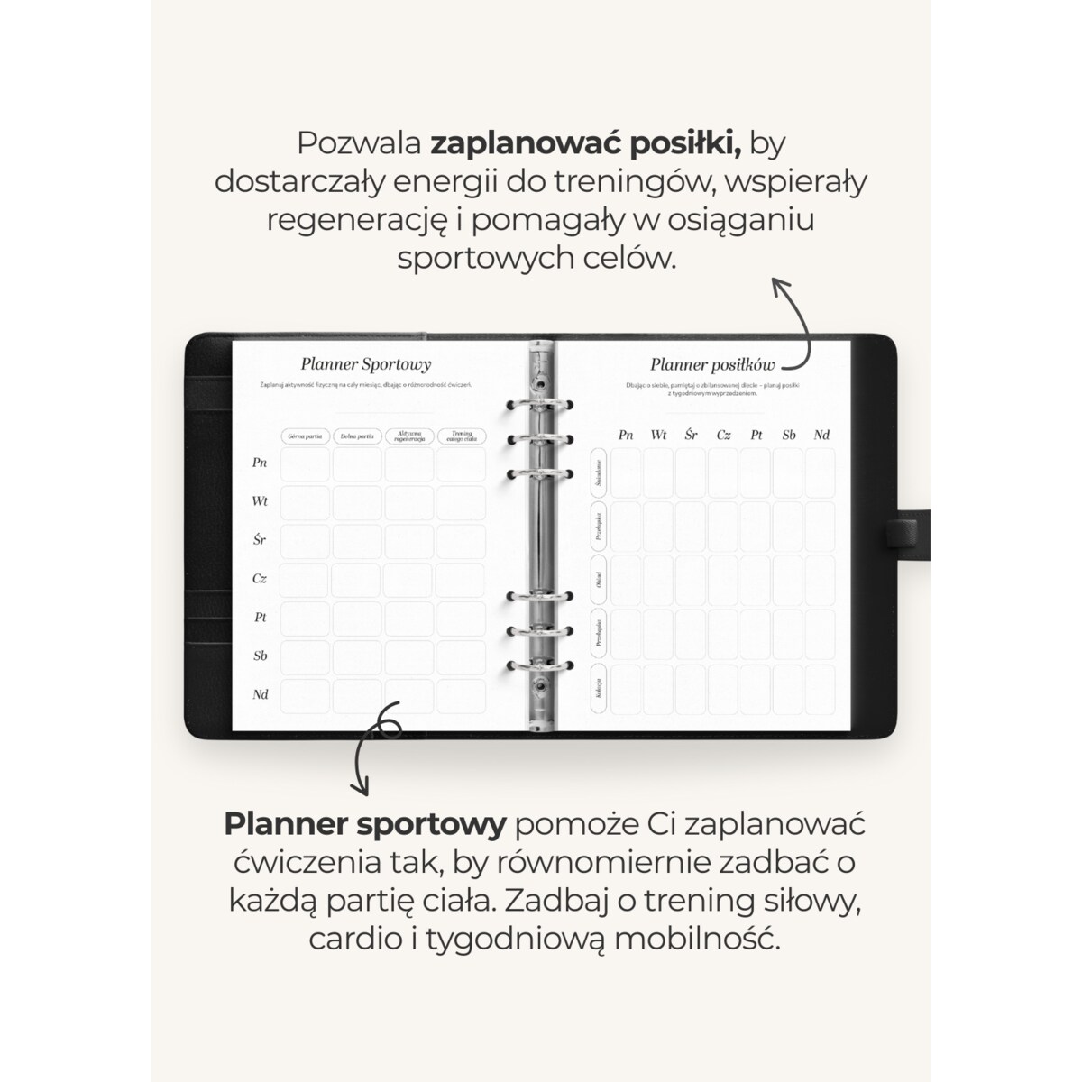 Wkład – Planner Sportowy