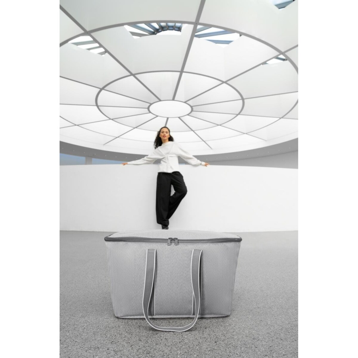 Torba COOLERBAG, herringbone grey