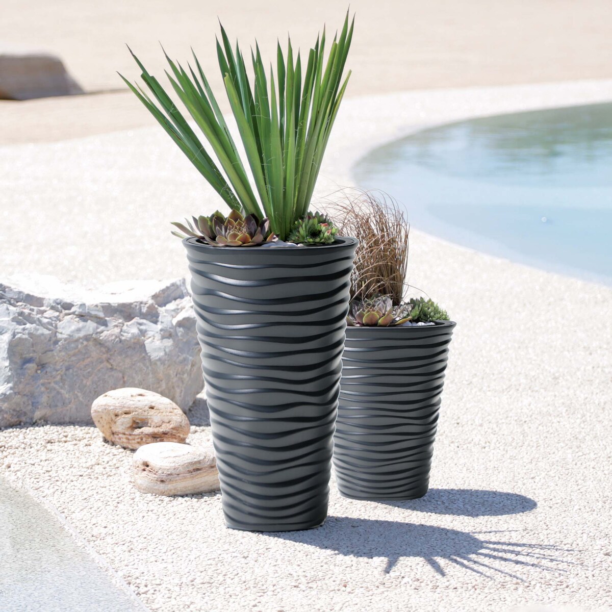 Donica Ogrodowa Na Taras Ogrodu Doniczka Wysoka 62 cm