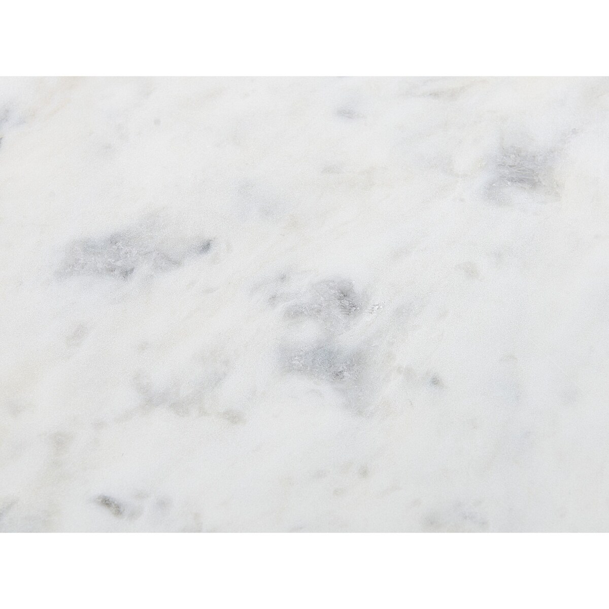 Stolik pomocniczy biały marmur z czarnym TAREE