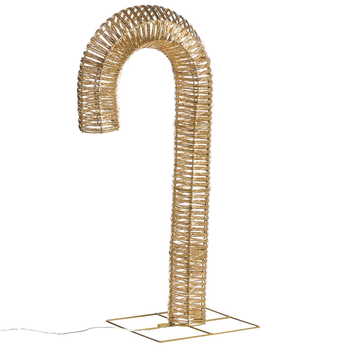 Dekoracja ogrodowa LED HOLMAVIK Laska cukrowa 74 cm Złoty