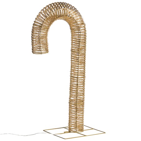 Dekoracja ogrodowa LED HOLMAVIK Laska cukrowa 74 cm Złoty