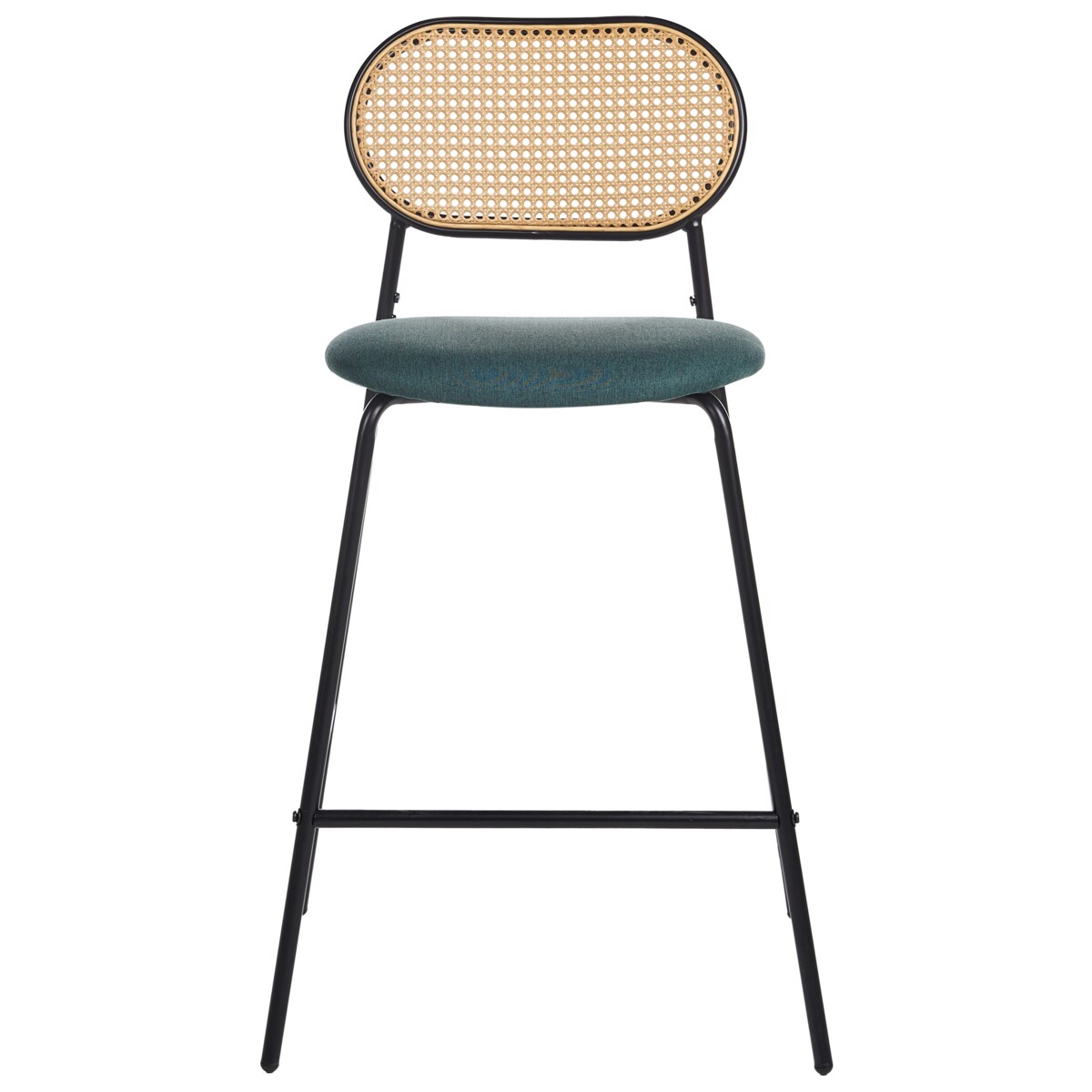 Zestaw 2 krzeseł barowych ADAVER Czarny