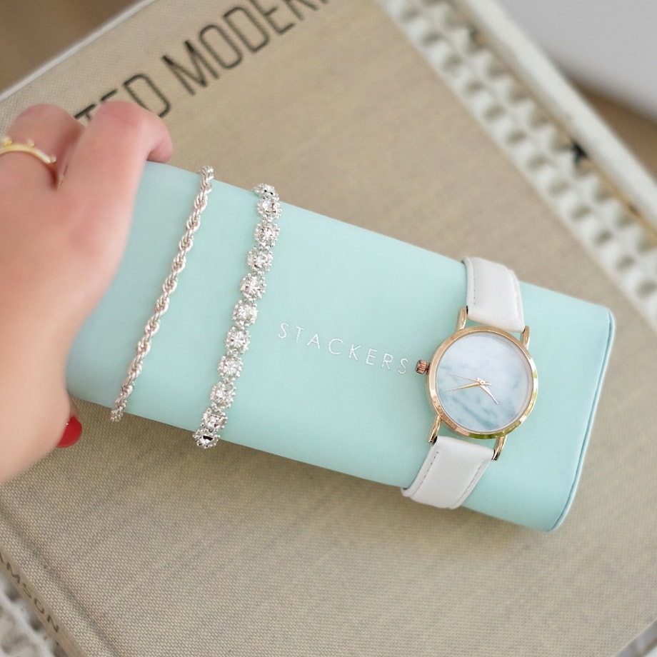 Poduszka na zegarki Stackers miętowa