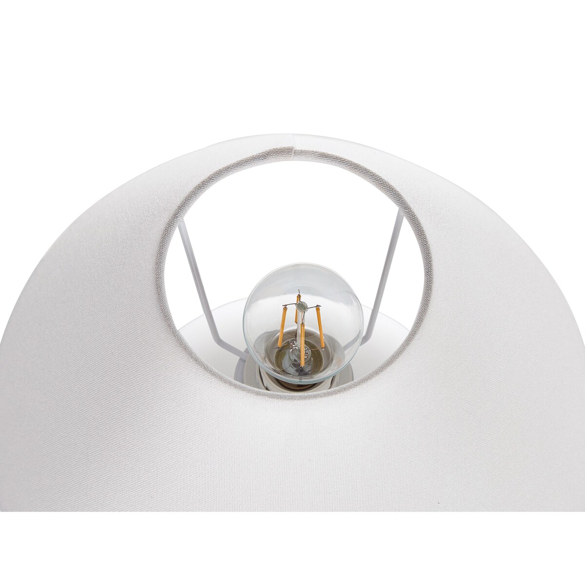 Lampa stołowa ceramiczna biała LIMIA