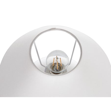 Lampa stołowa ceramiczna biała LIMIA