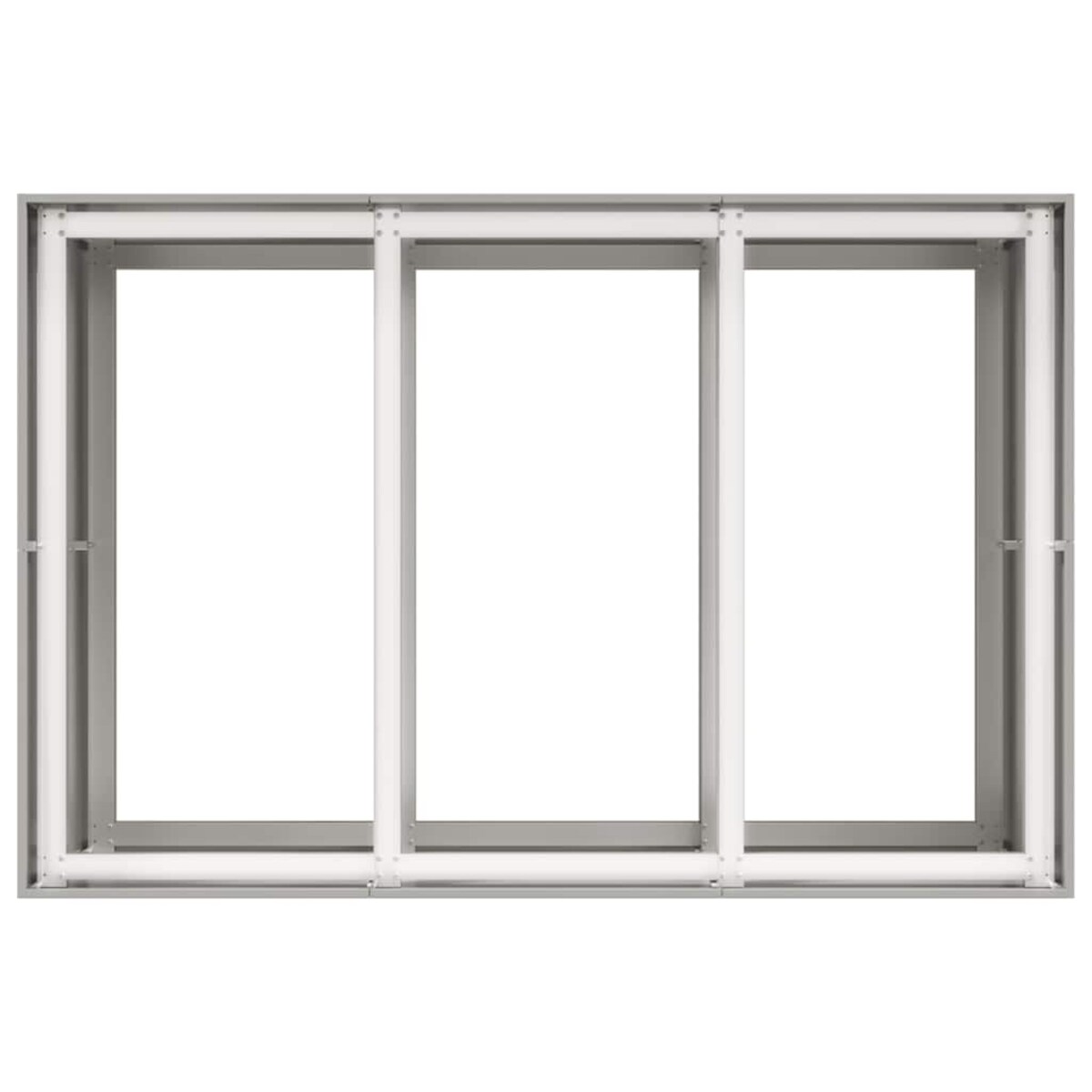 vidaXL Doniczka 120x80x80 cm Stal nierdzewna