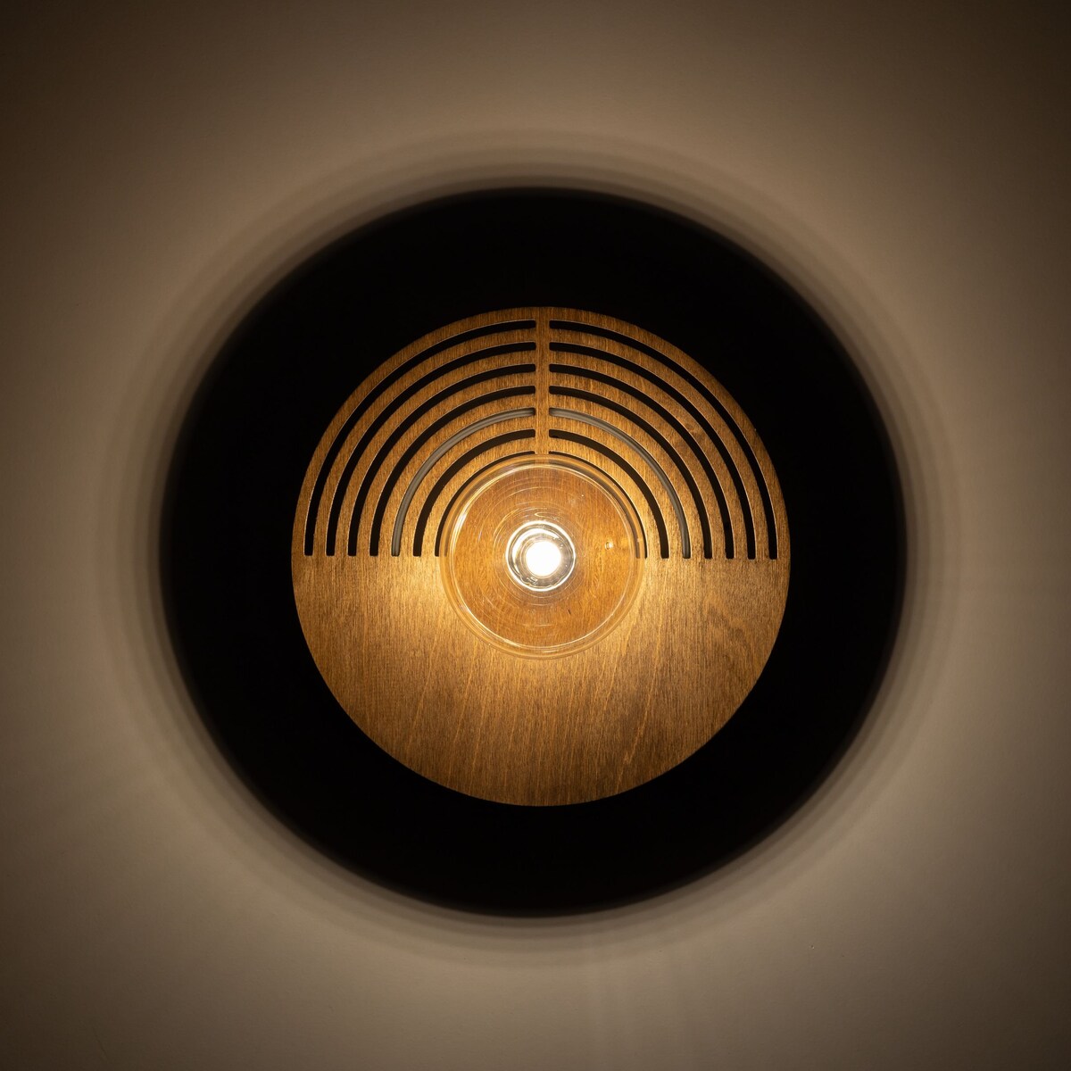 Kinkiet LUNAR WOOD 250 TK Lighting dębowo-brązowy G9 IP20 25 cm nowoczesna lampa ścienna z drewnem
