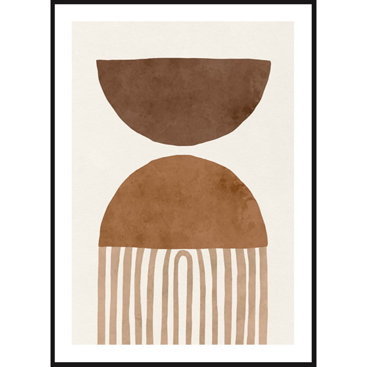 Poster Story, Plakat, Obraz - Brązowy Łuk No2, wymiary 30 x 42 cm