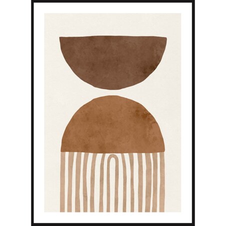 Poster Story, Plakat, Obraz - Brązowy Łuk No2, wymiary 30 x 42 cm