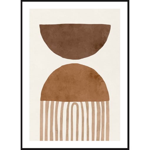 Poster Story, Plakat, Obraz - Brązowy Łuk No2, wymiary 30 x 42 cm