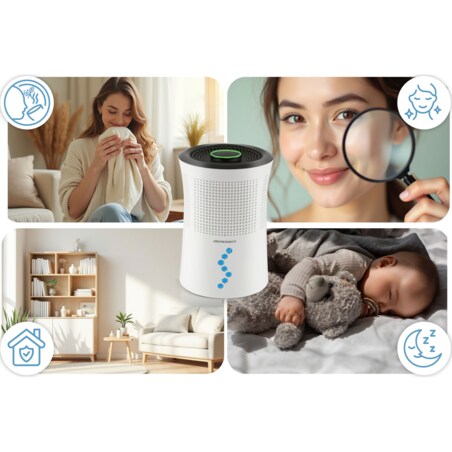 Osuszacz powietrza pochłaniacz wilgoci cichy 34db led 352700 Berdsen