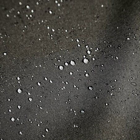 Zasłona Ogrodowa Tarasowa Wodoodporna 155 x 260 cm Grafitowa na Szelkach Rzep