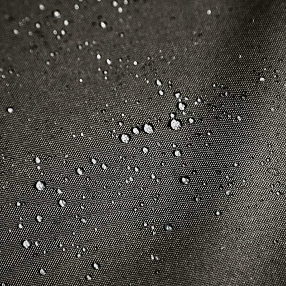 Zasłona Ogrodowa Tarasowa Wodoodporna 155 x 260 cm Grafitowa na Szelkach Rzep