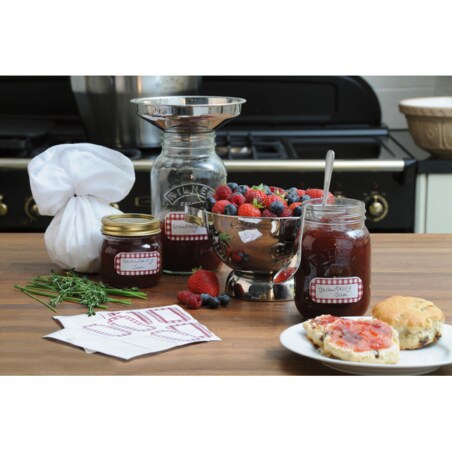 Stalowy lejek do przetworów szeroki, 14.5 x 14.5 x 5 cm, Kilner