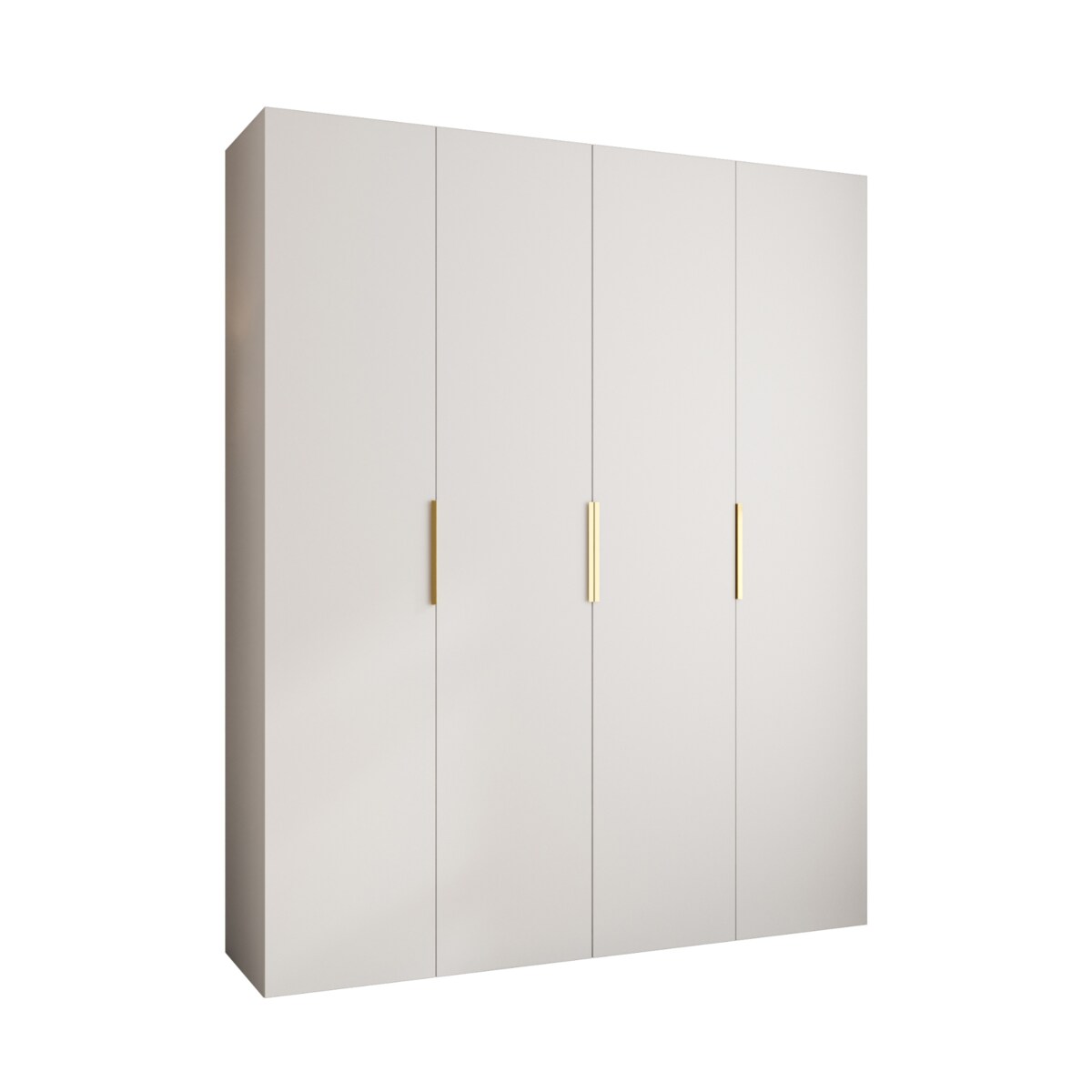 Szafa czterodrzwiowa Como 4 200 gł.50 biały+złoty