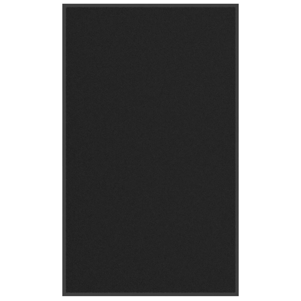 vidaXL Wycieraczka Czarna 90x150 cm