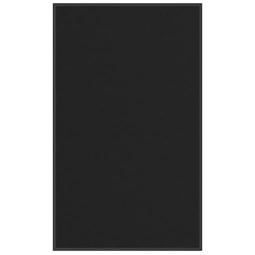 vidaXL Wycieraczka Czarna 90x150 cm