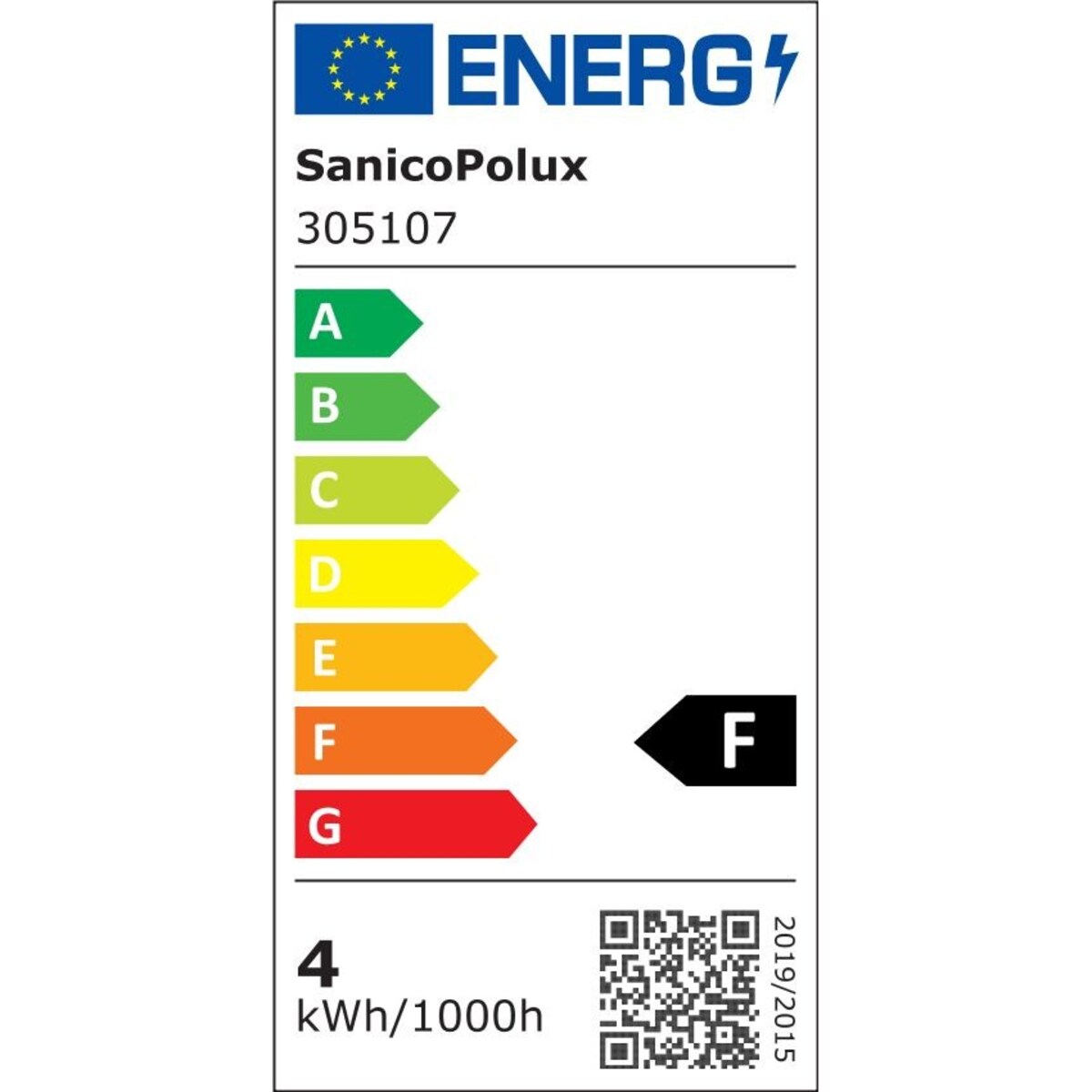 Industrialna żarówka świecznikowa 305107 Polux B35 LED 4W E14 płomykowa 400lm 230V biała ciepła